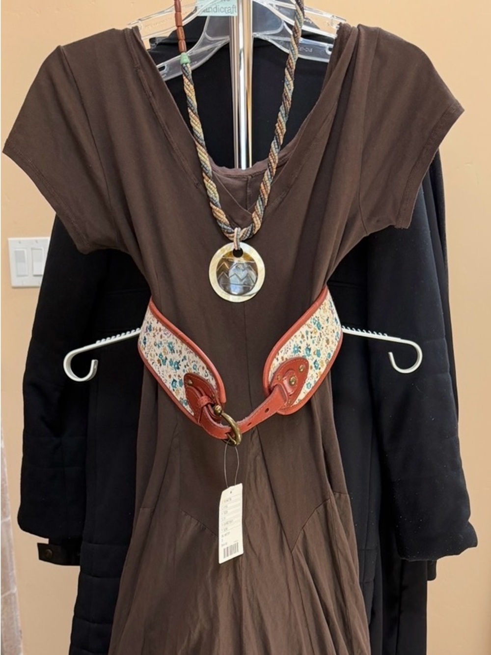 Luna Luz Women's Brown Maxi Dress - Effortless Flare